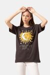 Lounge Dreams Cotton T-Shirt - Charcol Grey — thumbnail 1